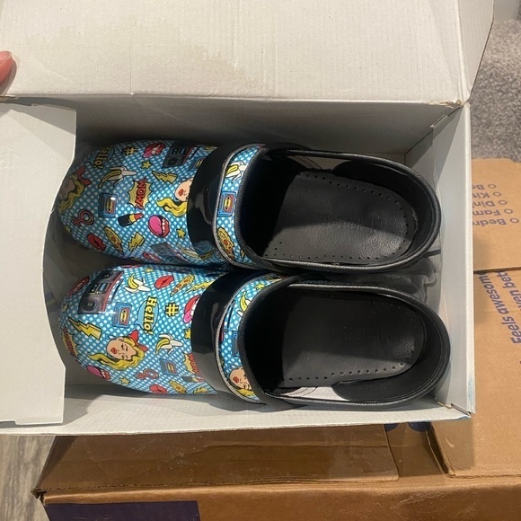 Bjork andie pop art leather clogs - Picture 11 of 14